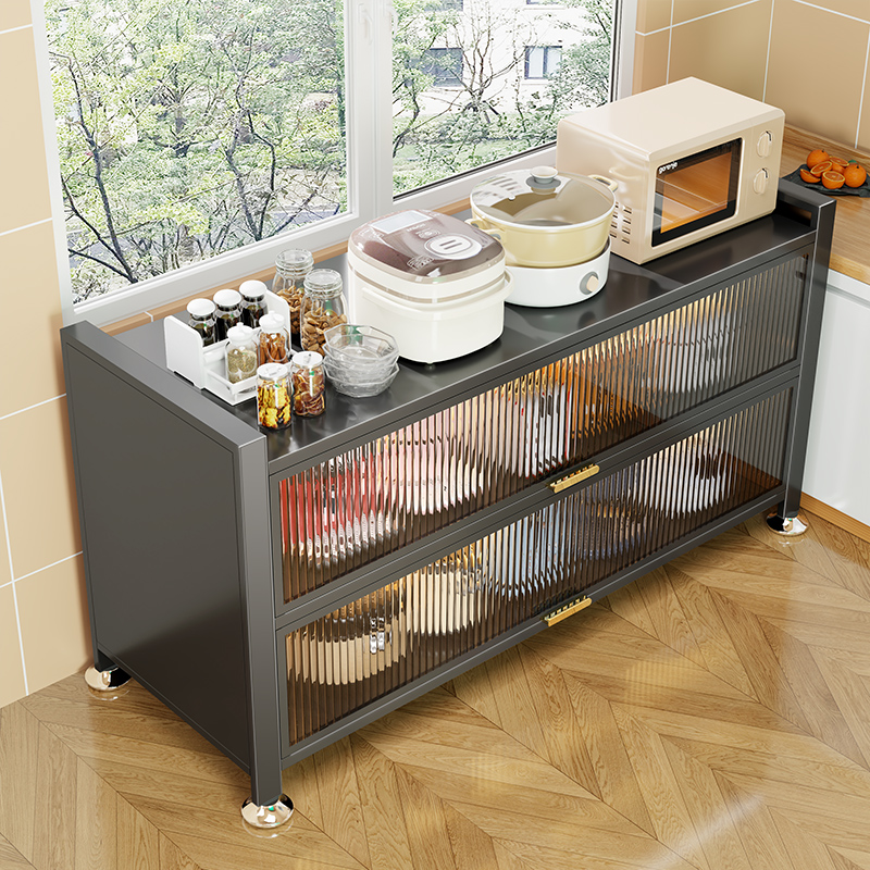 Kitchen Appliances In Sale - 防塵スチール製収納キャビネット 家庭用キッチン家電オーガナイザー キッチンアイランド＆カート 販売促進