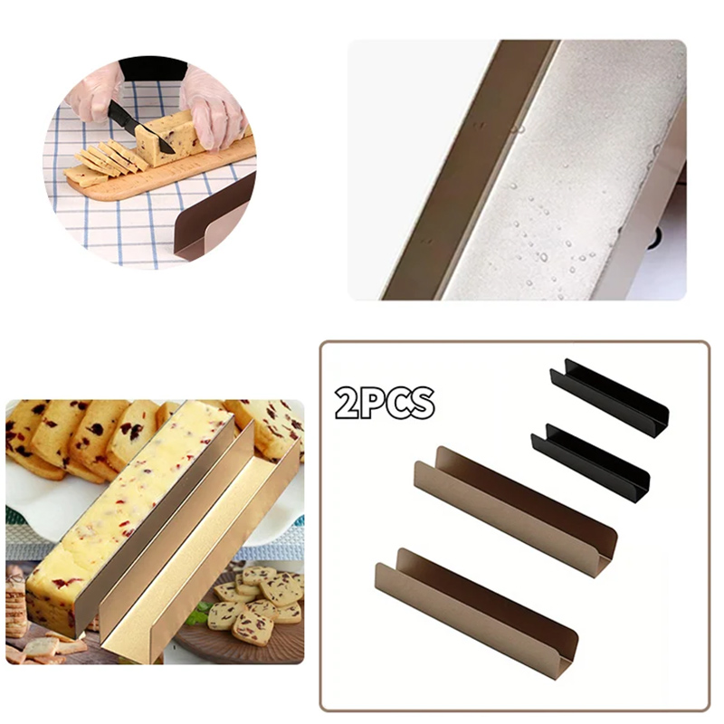 Kitchen Appliances Packages - U 字型ノンスティックビスケット型長方形パン DIY クランベリークッキーシェイパーペストリー耐熱皿キッチンアクセサリーベーキングツール