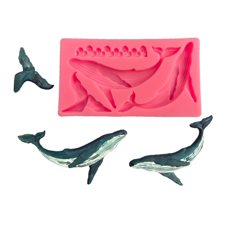 Kitchen Appliances Packages - シリコンクジラ型,日曜大工,オーシャンシリーズ,フォンダン,ケーキデコレーションツール,キッチンアクセサリー,ベーキング用品