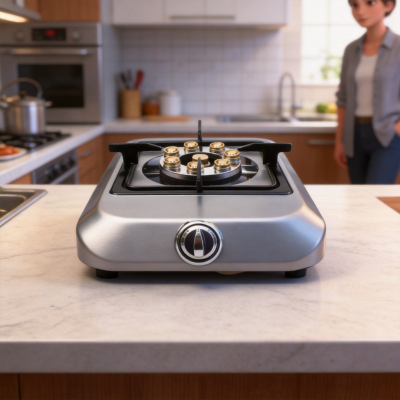 Kitchen Appliances Lowes - ポータブル卓上シングルバーナーガスコンロ低圧集中火家庭用キッチン調理器具