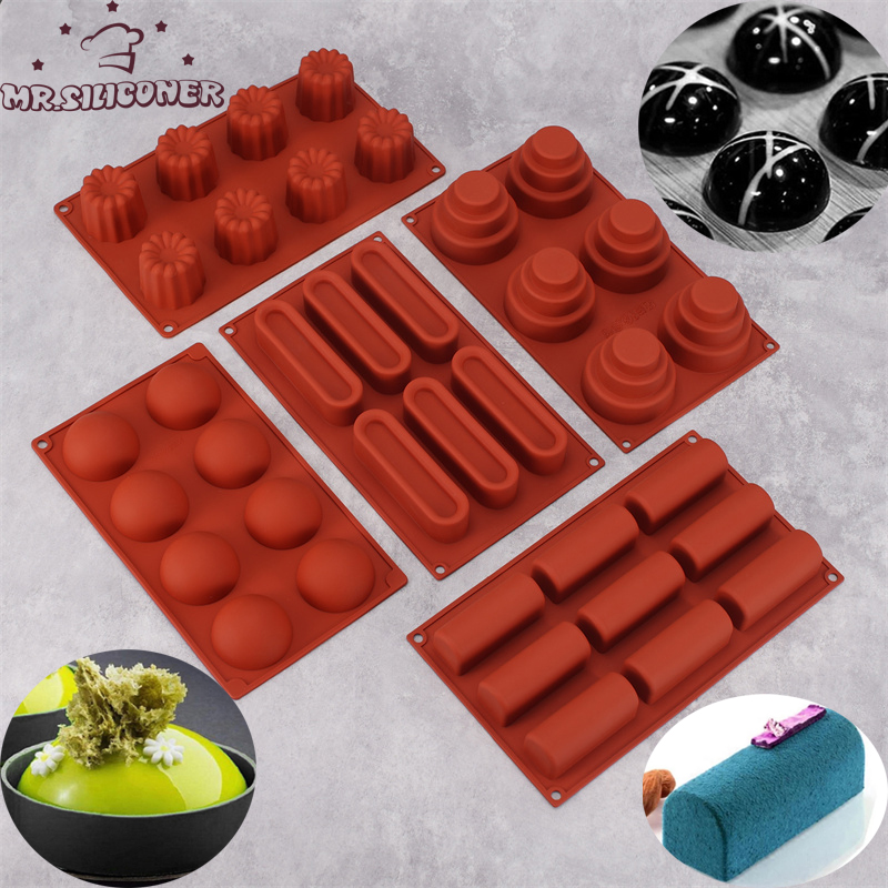 Kitchen Appliances Packages - 3D ボールラウンド半球シリコーン金型 DIY ベーキングプディングムースチョコレートケーキ型キッチンアクセサリーツール