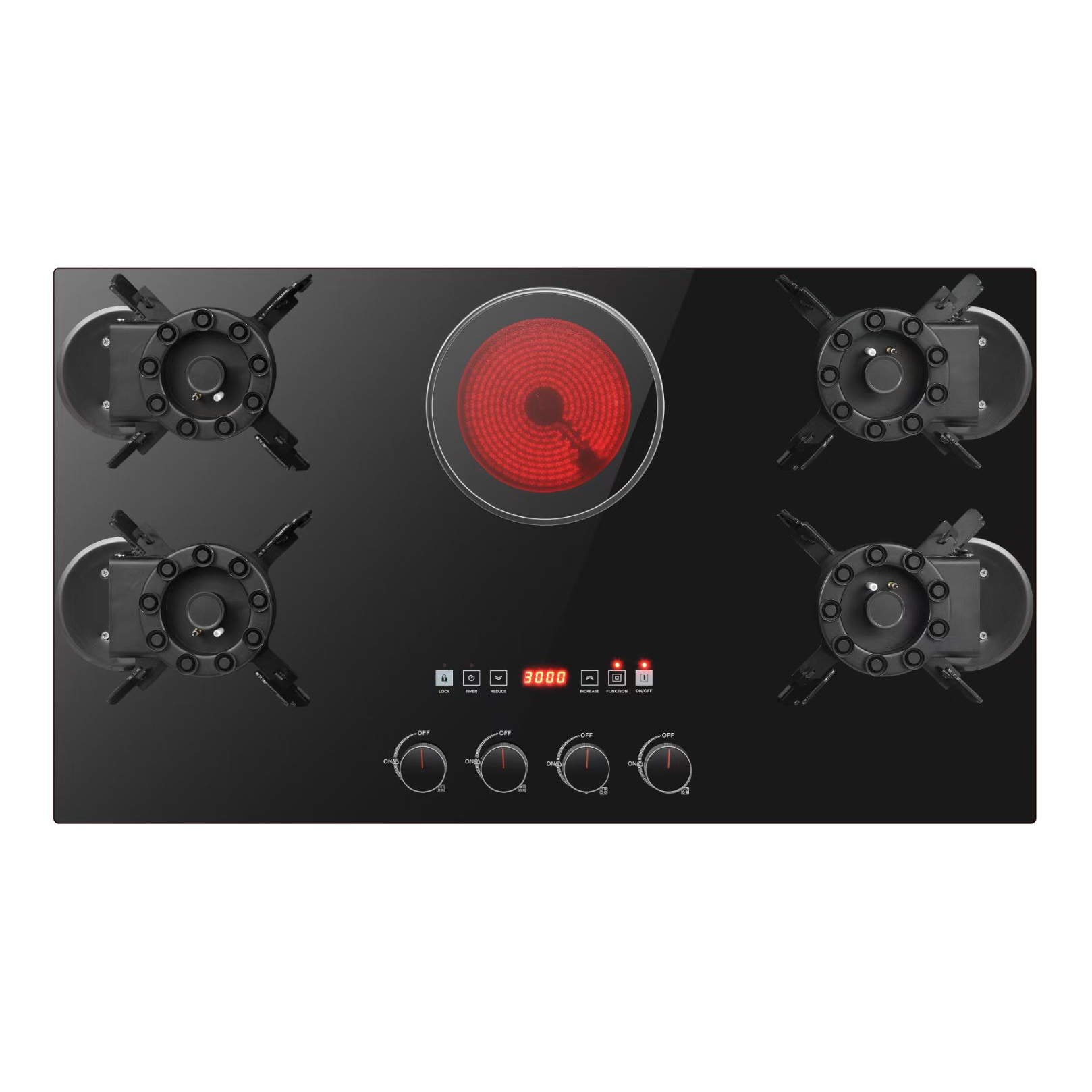 多機能プロ仕様5口コンロ 家庭用キッチン家電 ガス電気複合調 - Kitchen Appliances Electric Stove のレビューと価格