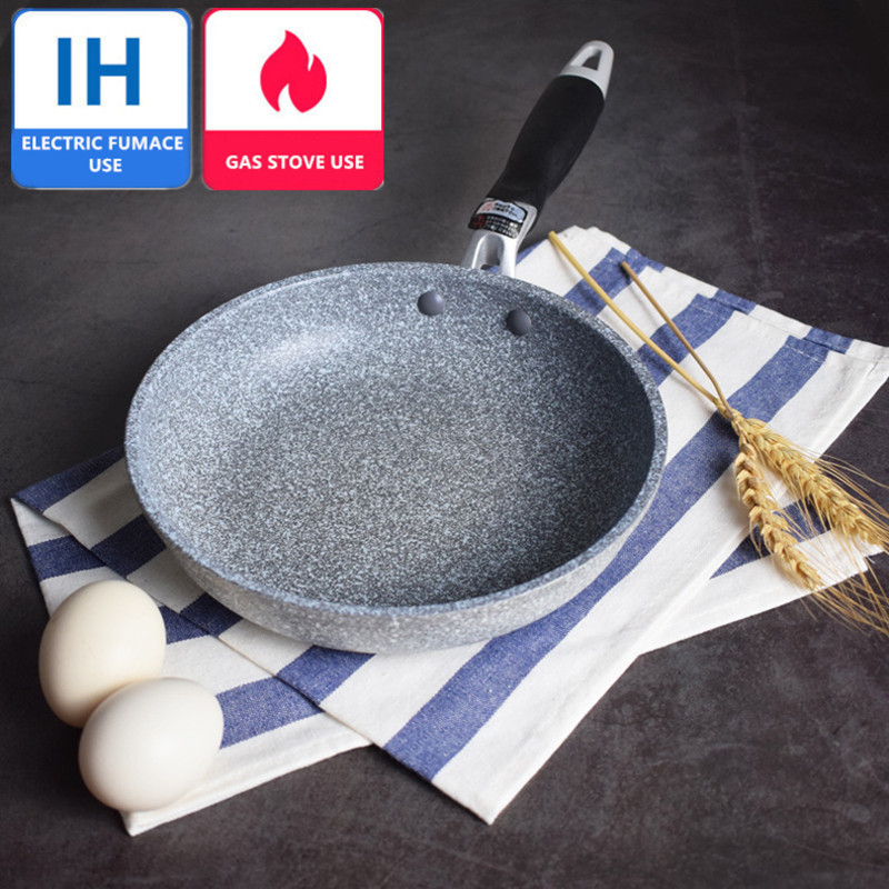 ノンスティックパン耐久性のある石フライパン中華鍋ホームステー - Electric Griddle Pancake のレビューと価格