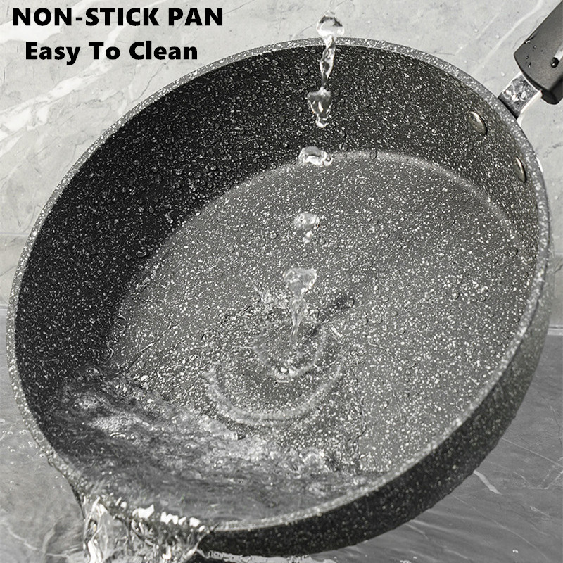 ノンスティックパン耐久性のある石フライパン中華鍋ホームステー - Electric Griddle Pancake のレビューと価格
