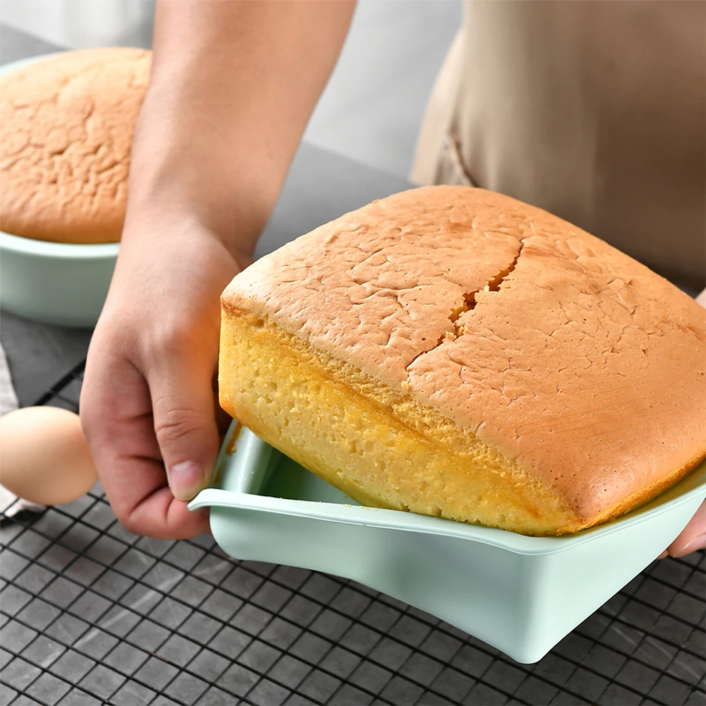 正方形のシリコンケーキモールド,簡単なリリース,ケーキパン, - Kitchen Appliances Packages のレビューと価格