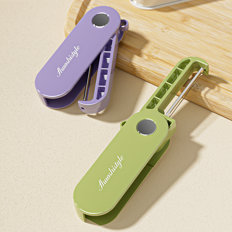 ポータブルミニステンレス鋼フルーツシェアナイフピーラー折りた - Kitchen Appliances Packages のレビューと価格