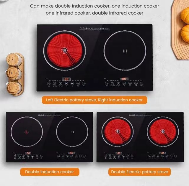 110V/220V ベストセラー キッチン家電 2口電磁調理 - Kitchen Appliances Electric Stove のレビューと価格