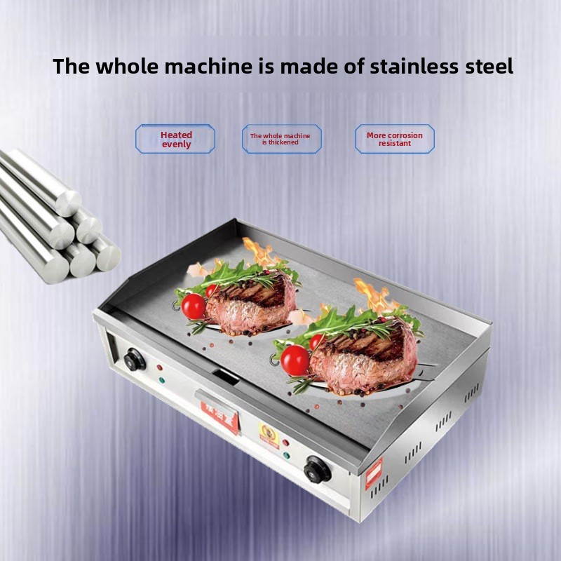 業務用電気グリドル、厚鉄板付き、イカ焼き、チャーハン、焼きそ - Electric Griddle Pancake のレビューと価格