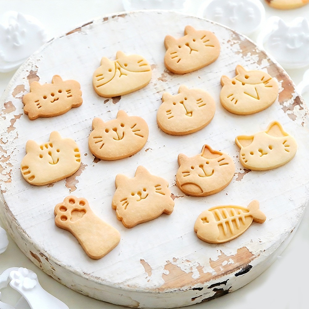 かわいい子猫DIYスタンプクッキーカッター焼き型ベーキングア - Kitchen Appliances Packages のレビューと価格