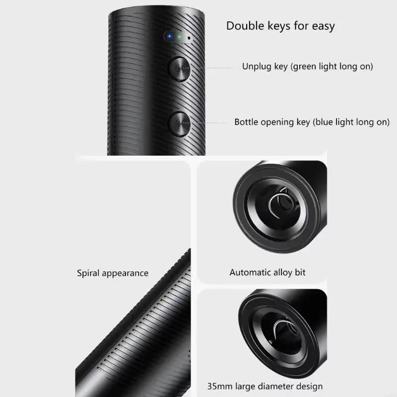 電動ワインオープナー 自動赤ワインコルクスクリュー 充電式ワ - Kitchen Appliances Packages のレビューと価格