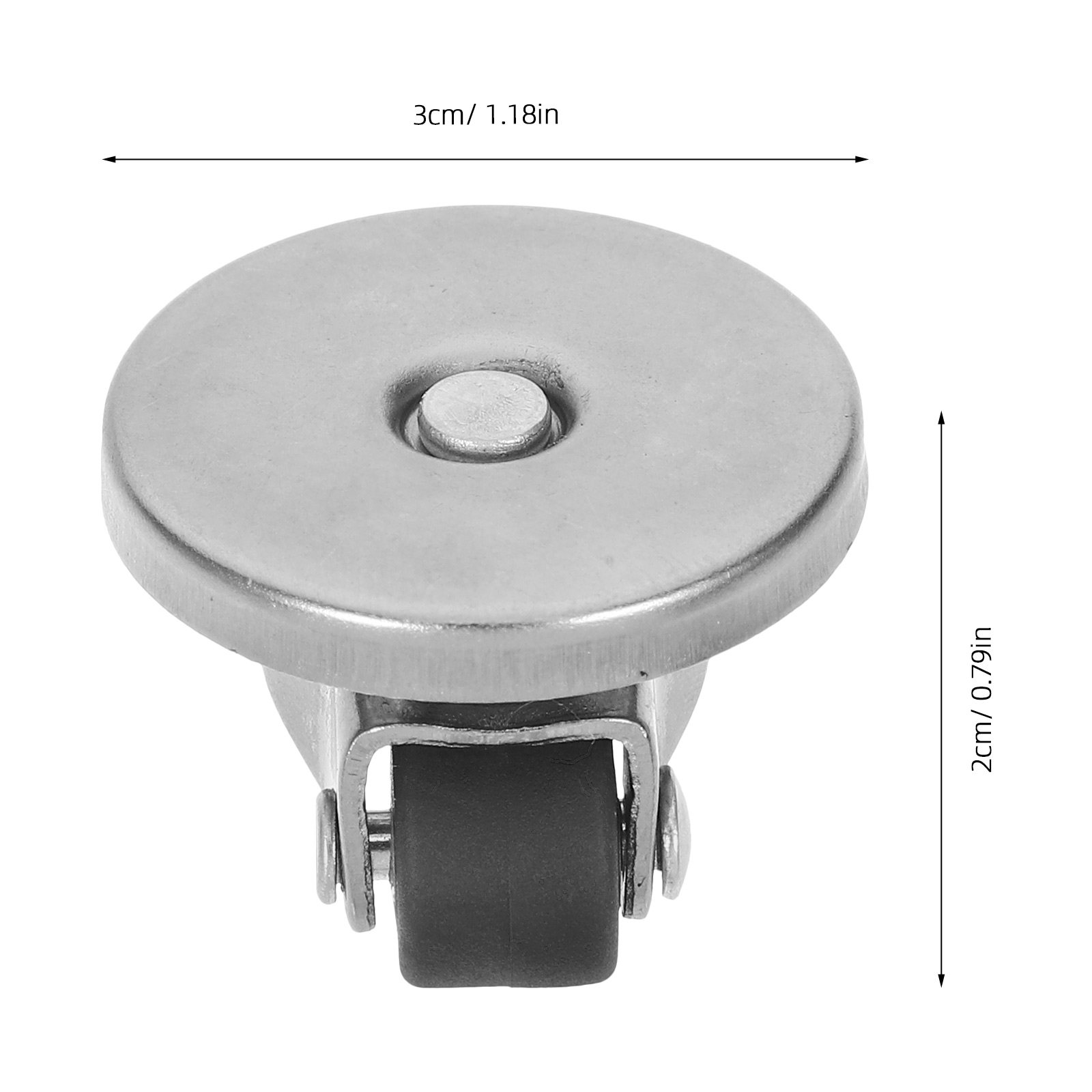 4個入り薄型自己粘着ミニキャスターホイール 360度回転式  - Kitchen Appliances Lowes のレビューと価格