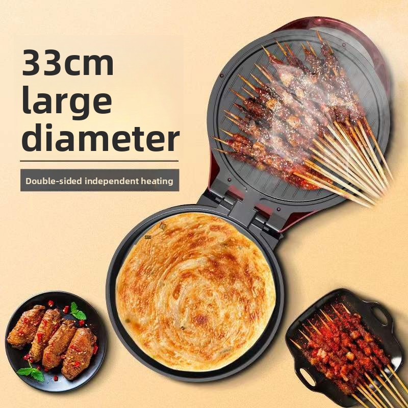 電気グリドル、家庭用両面加熱、深型電気グリドル、パンケーキメ - Electric Griddle Pancake のレビューと価格