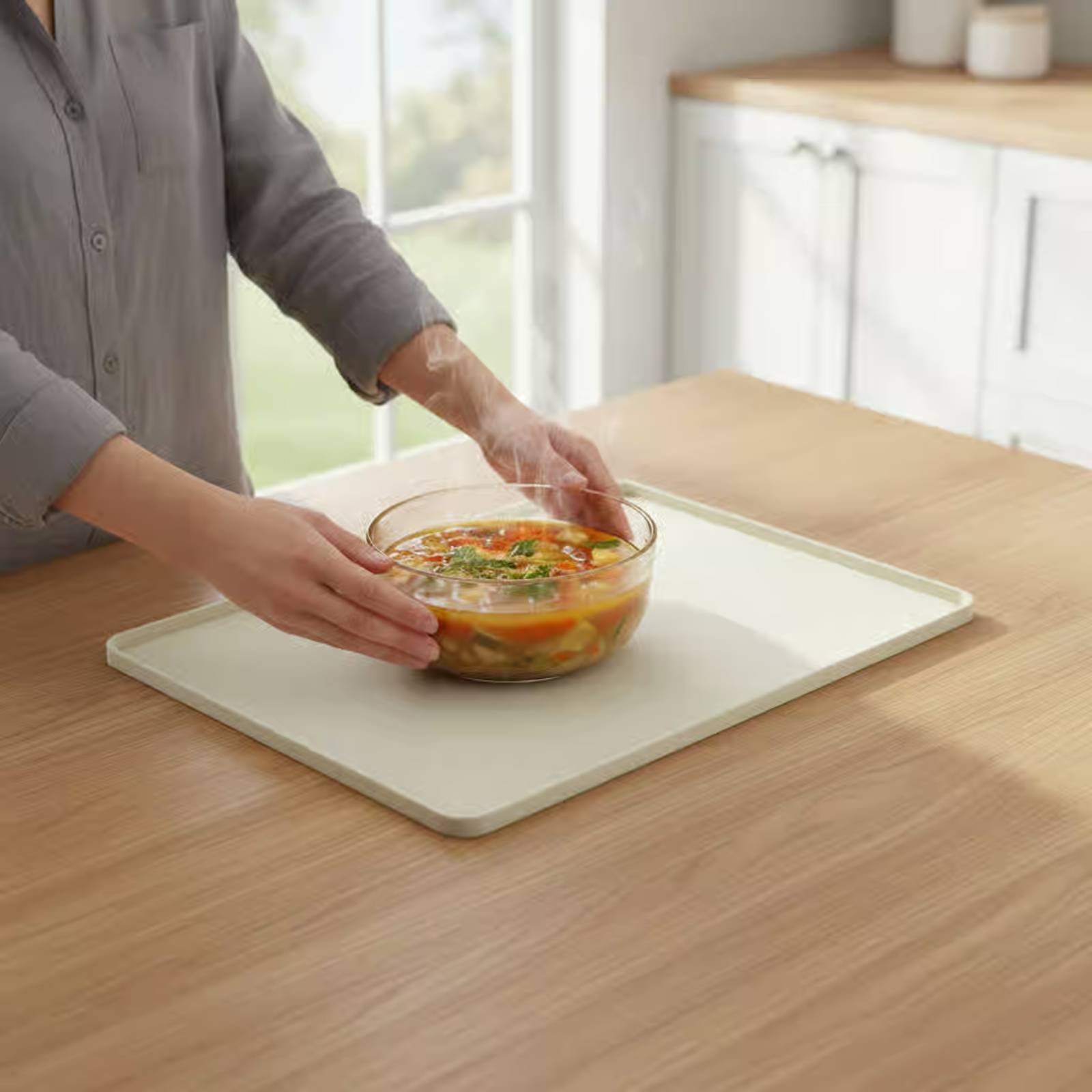 シリコン製電子レンジトップマット 柔軟な電子レンジトッププロ - Kitchen Appliances Usa のレビューと価格